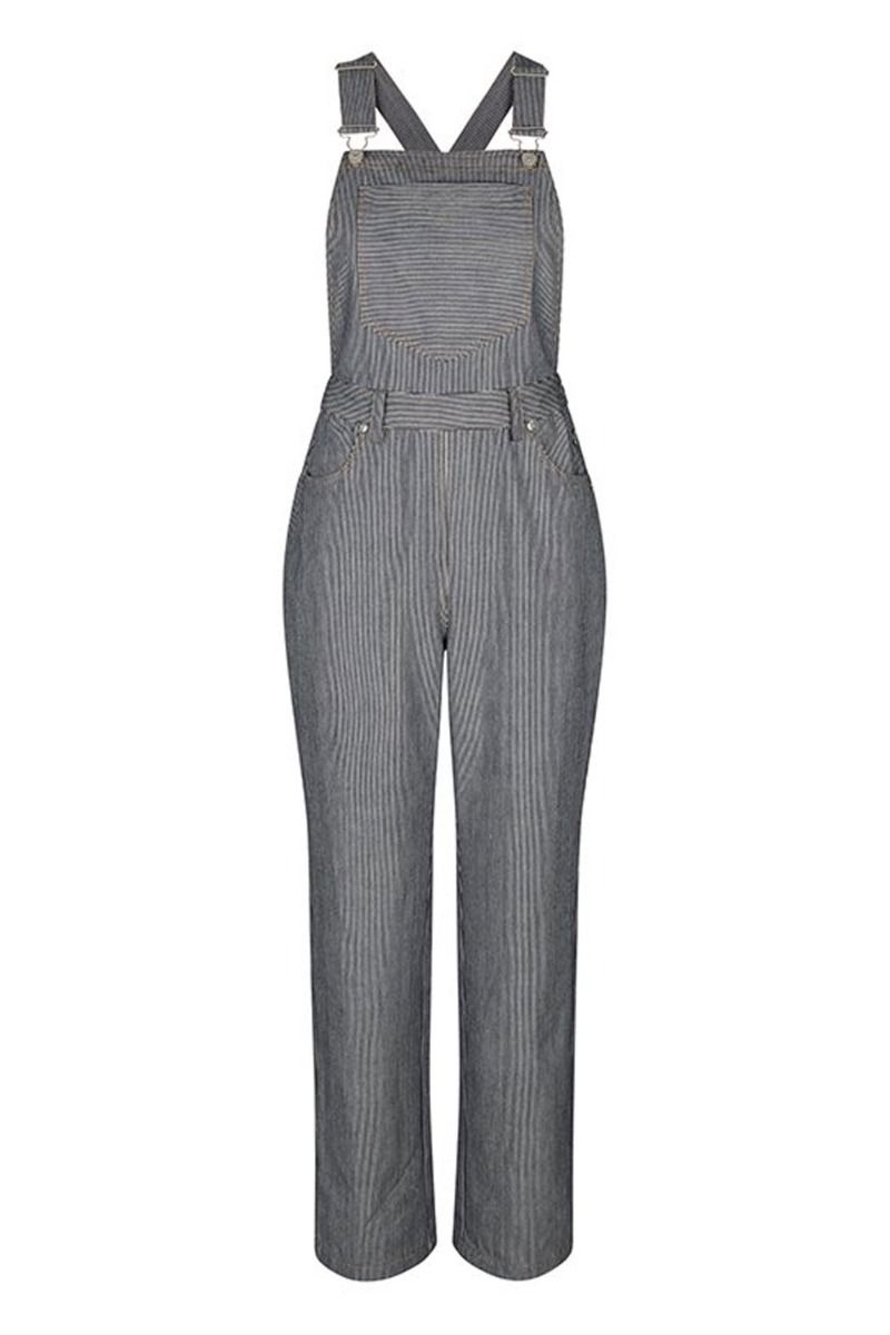 Global Funk - Jumpsuit - Alvarado-G - Navy Stripe