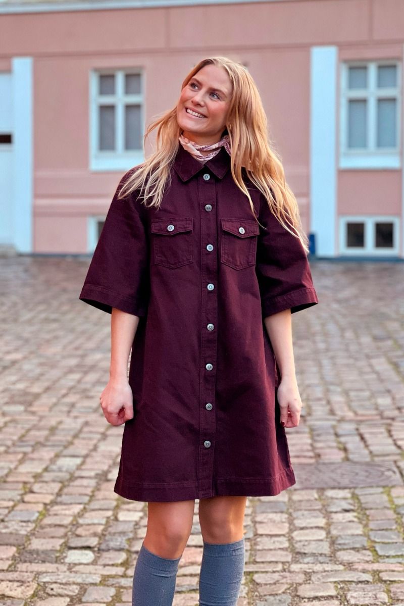 Global F - Kjole - Mira-G - Dark burgendy