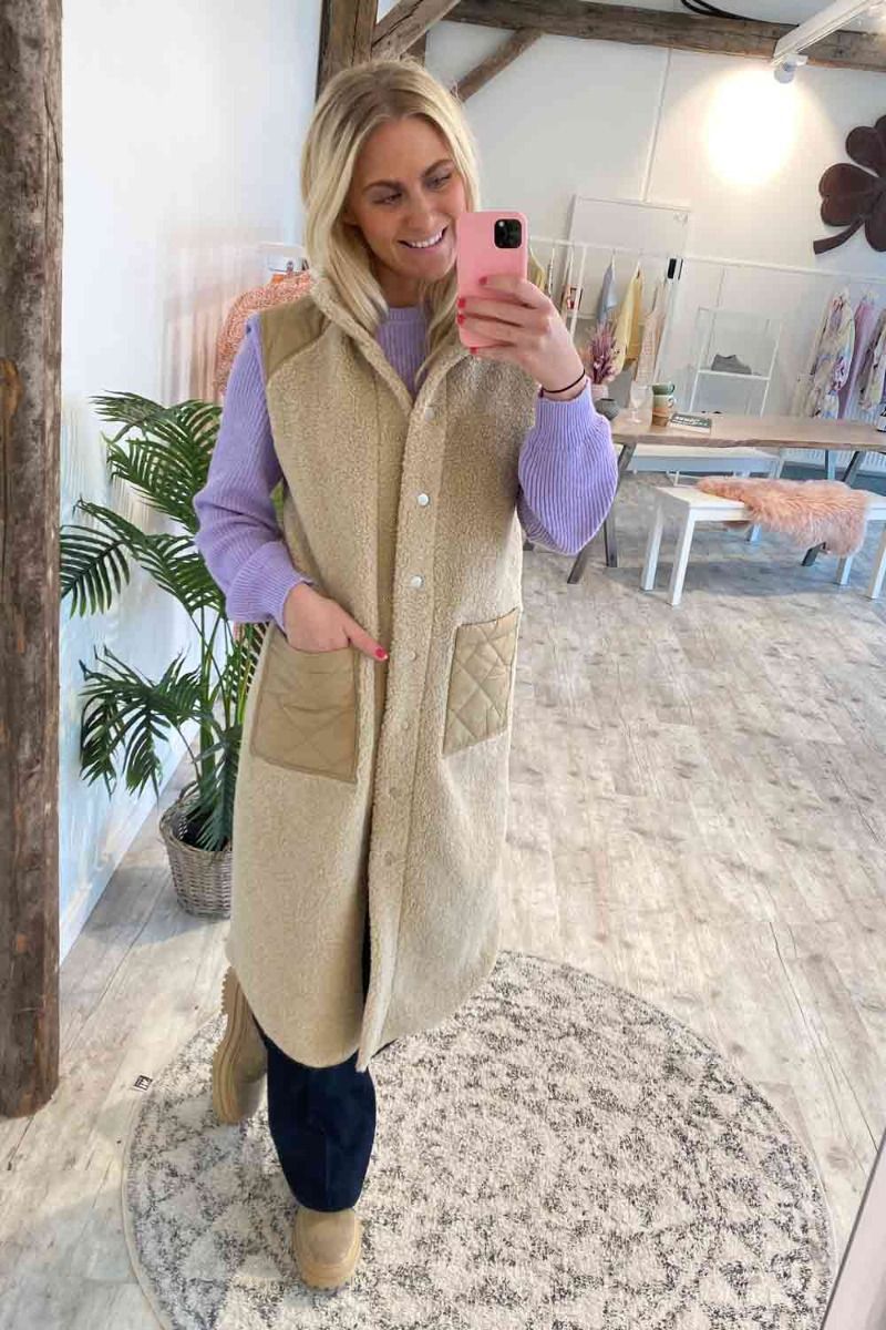 Global Funk - Vest - Raina - Sand Sugar mix