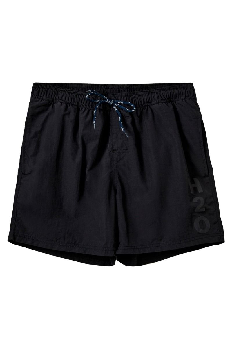 H2O - Shorts - Leisure Logo Swim Shorts - Black