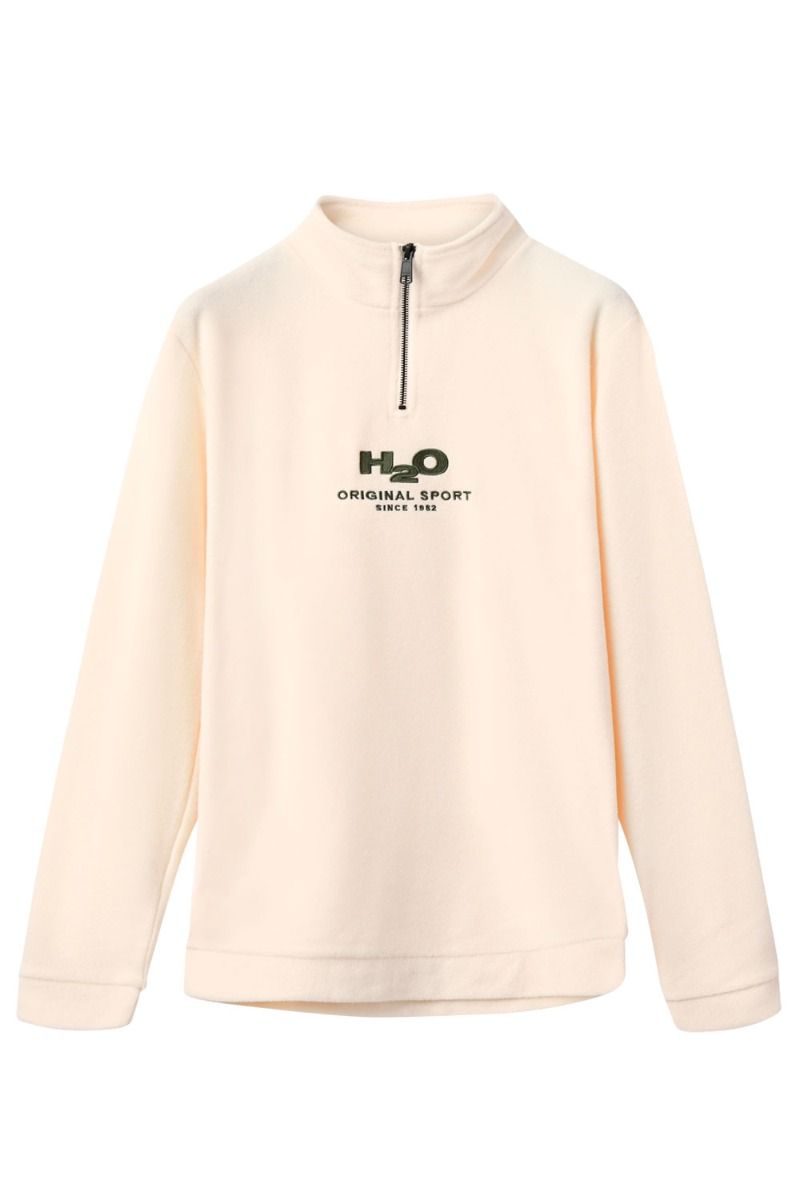 H2O - Sweat - Blåvand II Fleece Half Zip - Chalk