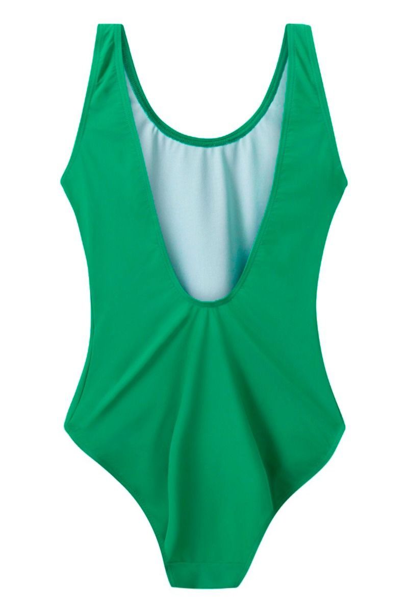H2O - Badedragt - Tornø Logo Swim Suit - Posy Green