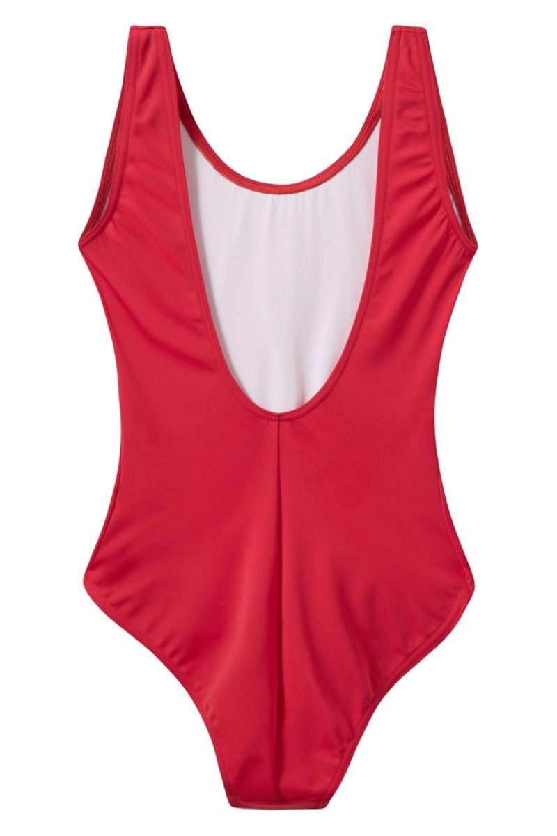 H2O - Badedragt - Tornø Logo Swim Suit - Red