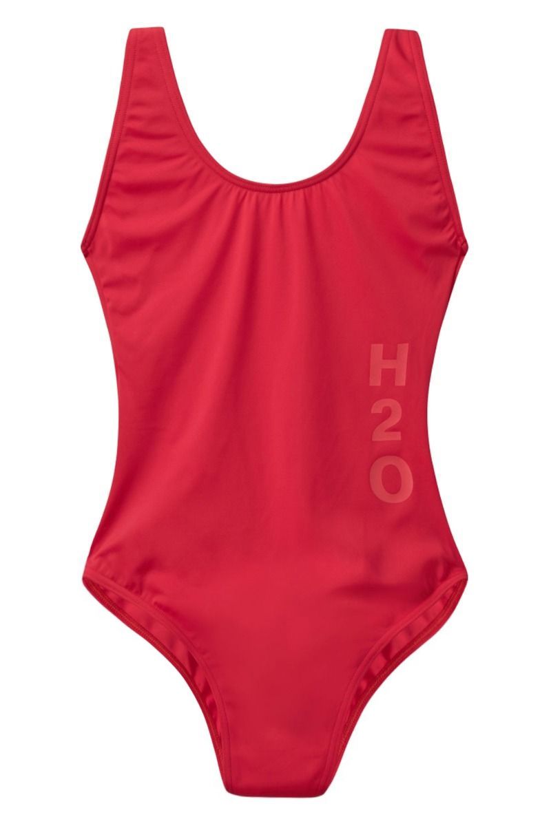 H2O - Badedragt - Tornø Logo Swim Suit - Red