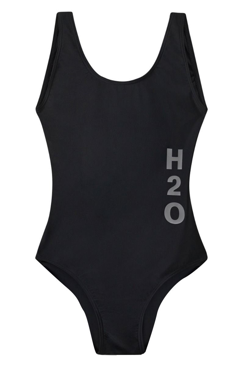 H2O - Badedragt - Tornø Logo Swim Suit - Black