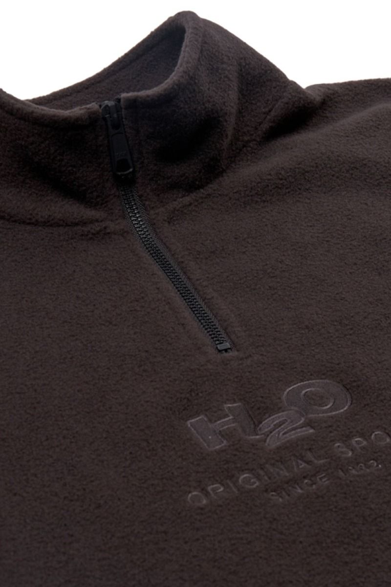 H2O - Fleece - Blåvand II Fleece Half Zip - Brown
