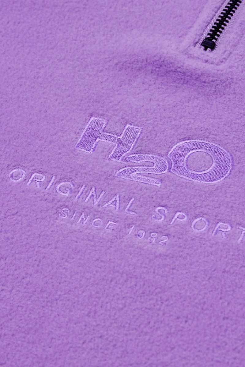 H2O - Fleece - Blåvand II Fleece Half Zip - Amethyst