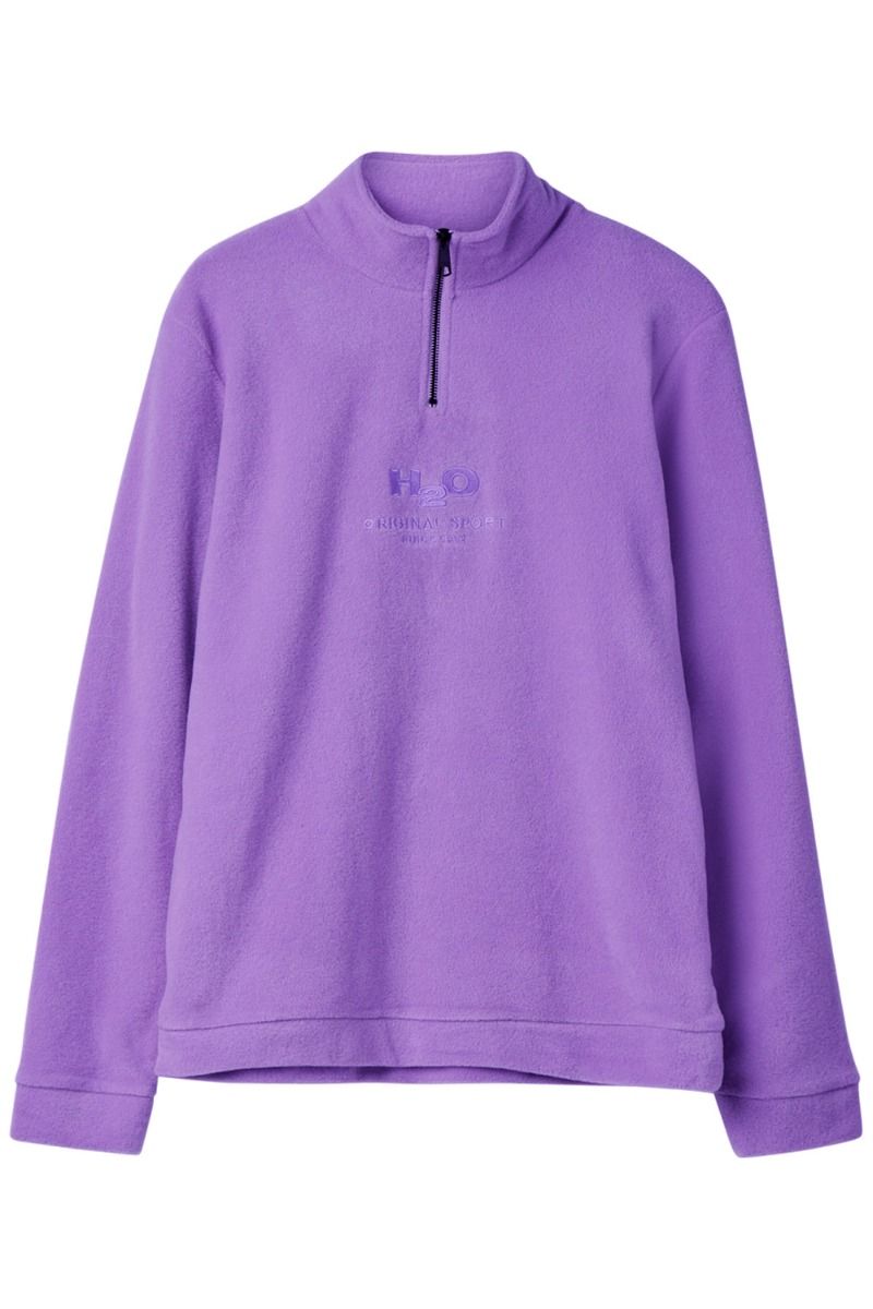 H2O - Fleece - Blåvand II Fleece Half Zip - Amethyst