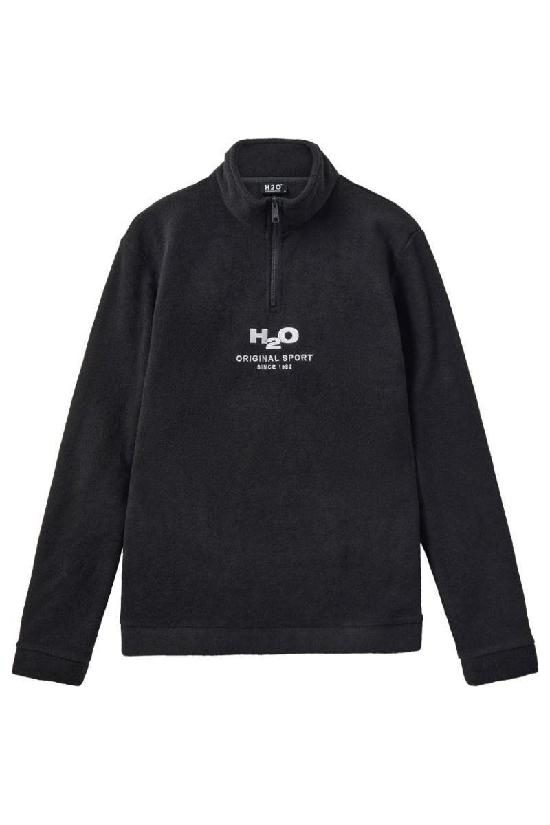 H2O - Fleece - Select Blåvand II Fleece Half Zip - Black/White