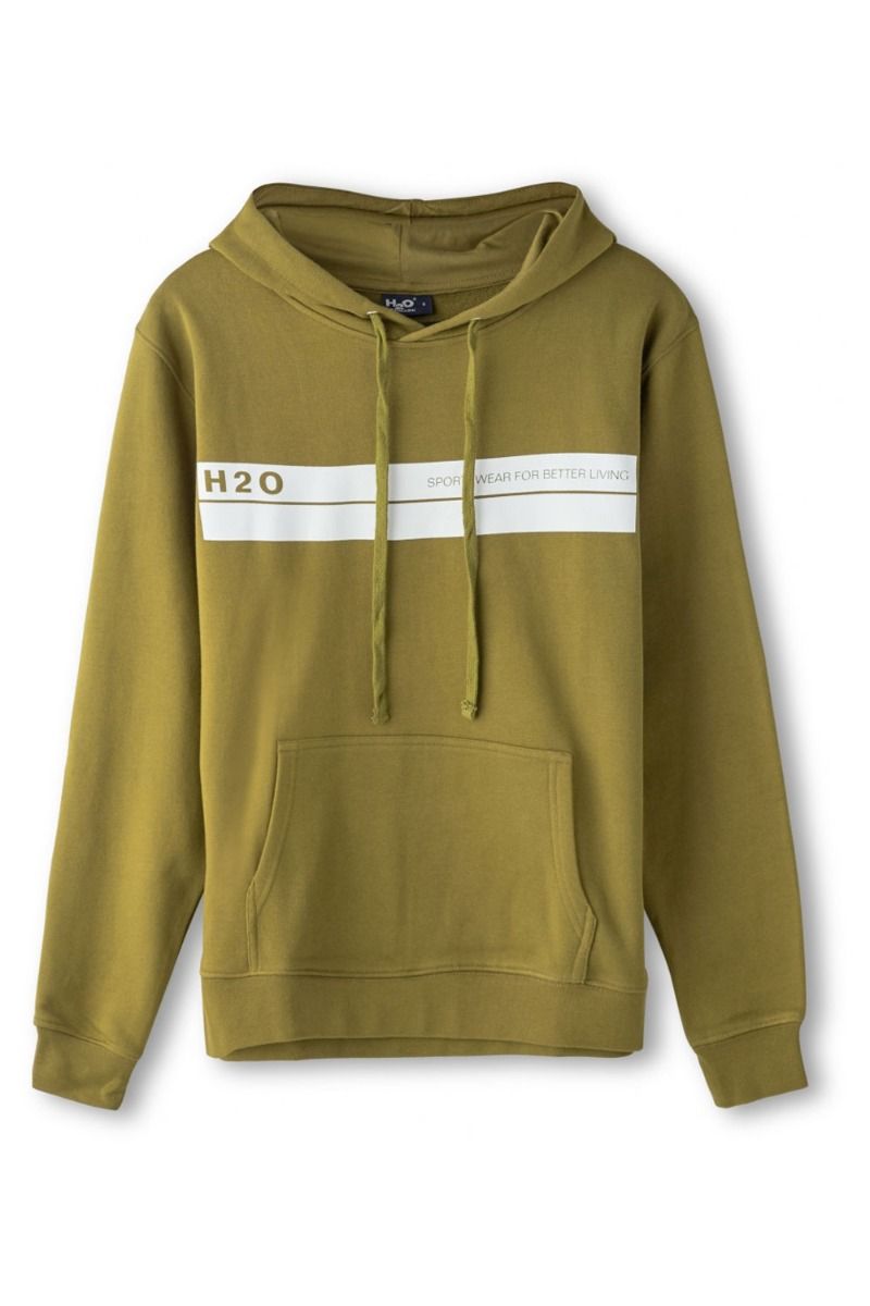 H2O - Hoodie - Mandø Hooded Sweat - Army Avocado
