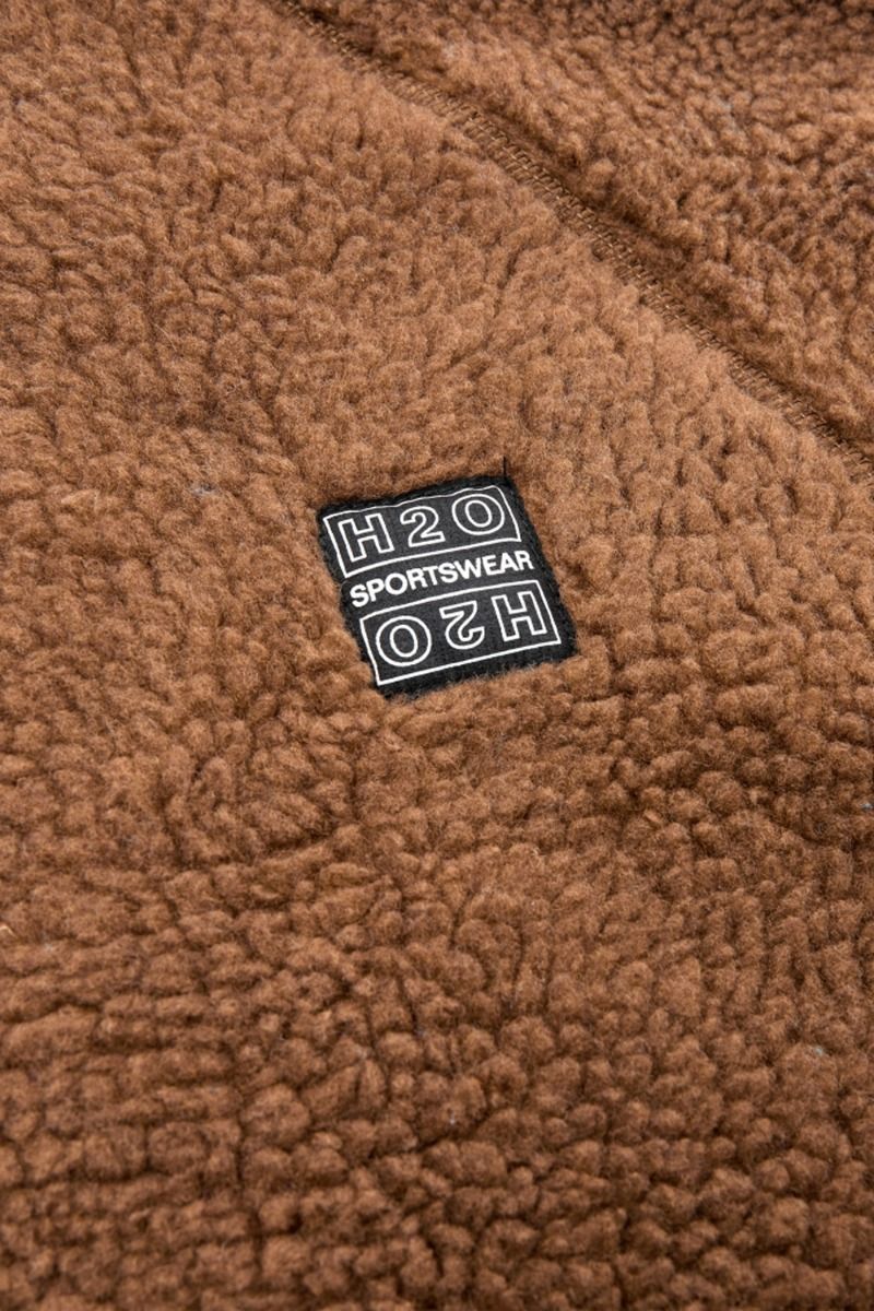 H2O - Jakke - Langli Hooded Pile Jacket - Bison Brown 