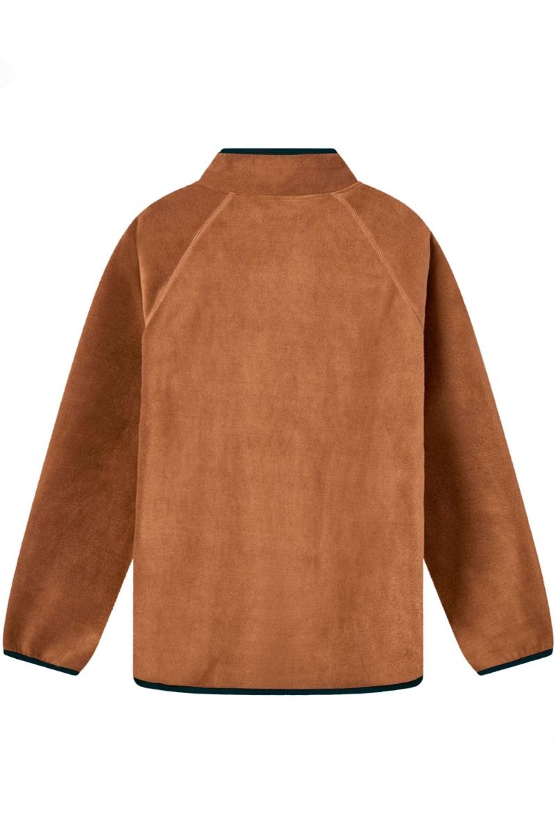 H2O - Jakke - Sejerø Fleece Half Zip - Bison Brown