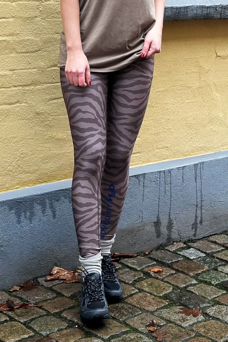 H2O x LYKKE - Leggings - Kerteminde Woman Tights - Dusty Oak Tiger