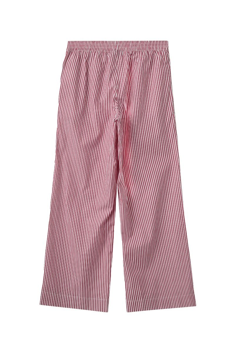 H2O - Bukser - Rønne Essential Pajamas Pants - Red/White