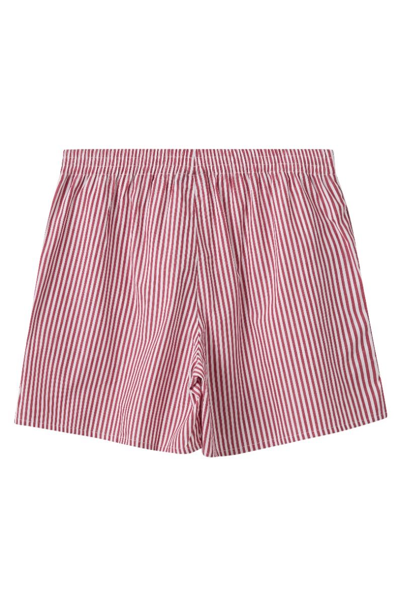 H2O - Shorts - Rønne Essential Pajamas Shorts - Red/White 