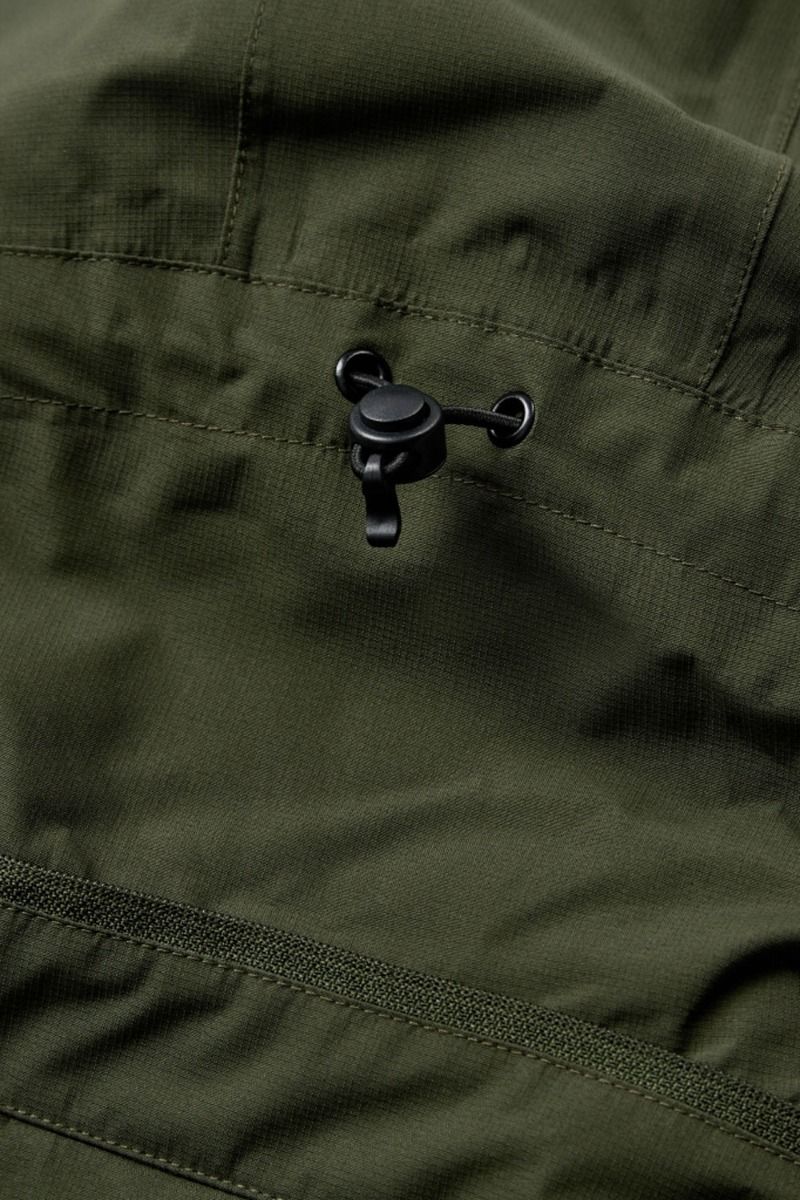 H2O - Regnjakke - Basic Rømø LW Rain Long Jacket - Army