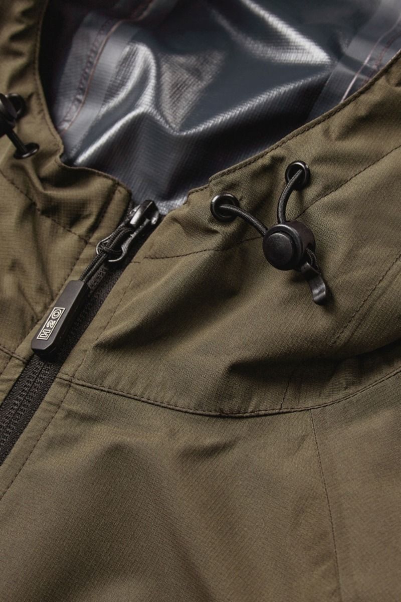 H2O - Regnjakke - Basic Rømø LW Rain Jacket - Packable - Army