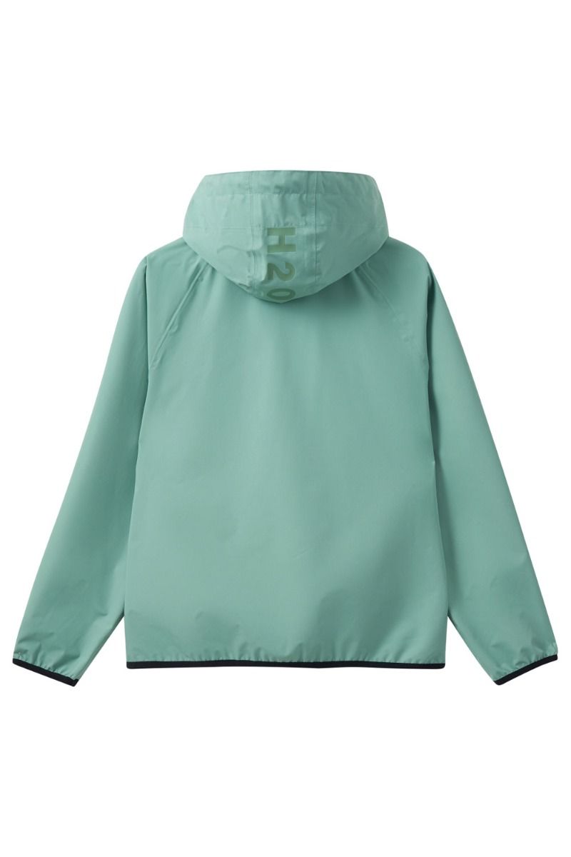 H2O - Regnjakke - Basic Rømø LW Rain Jacket - Packable - Sea Grass