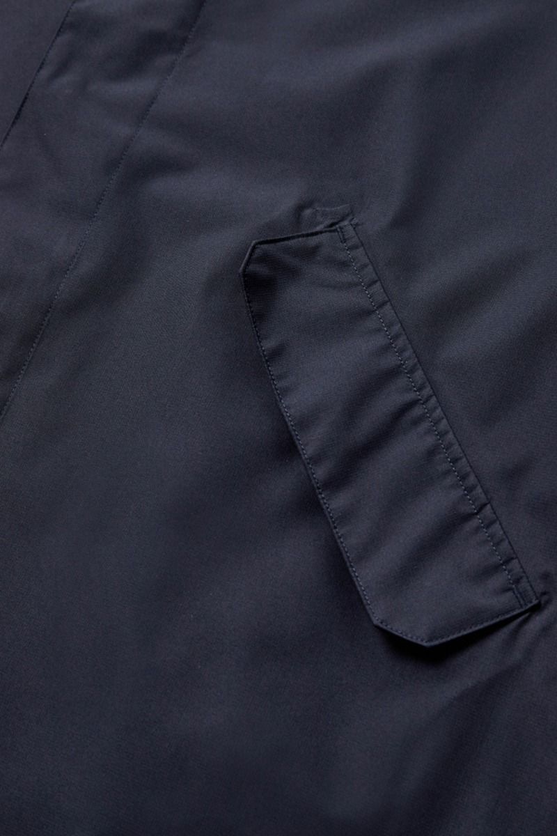 H2O- Regnjakke - Basic Rømø LW Rain Long Jacket - Navy