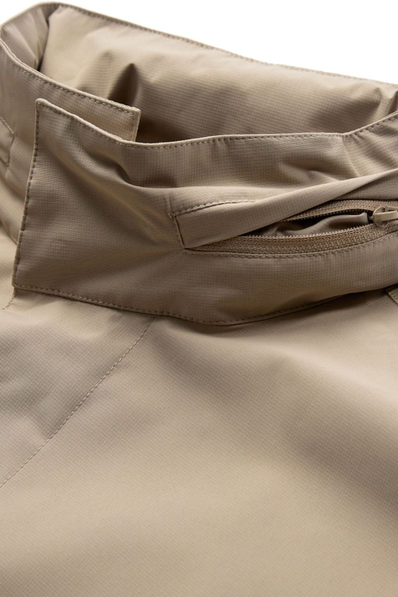 H2O - Regnjakke - Basic Rømø LW Rain Long Jacket - Warm Grey