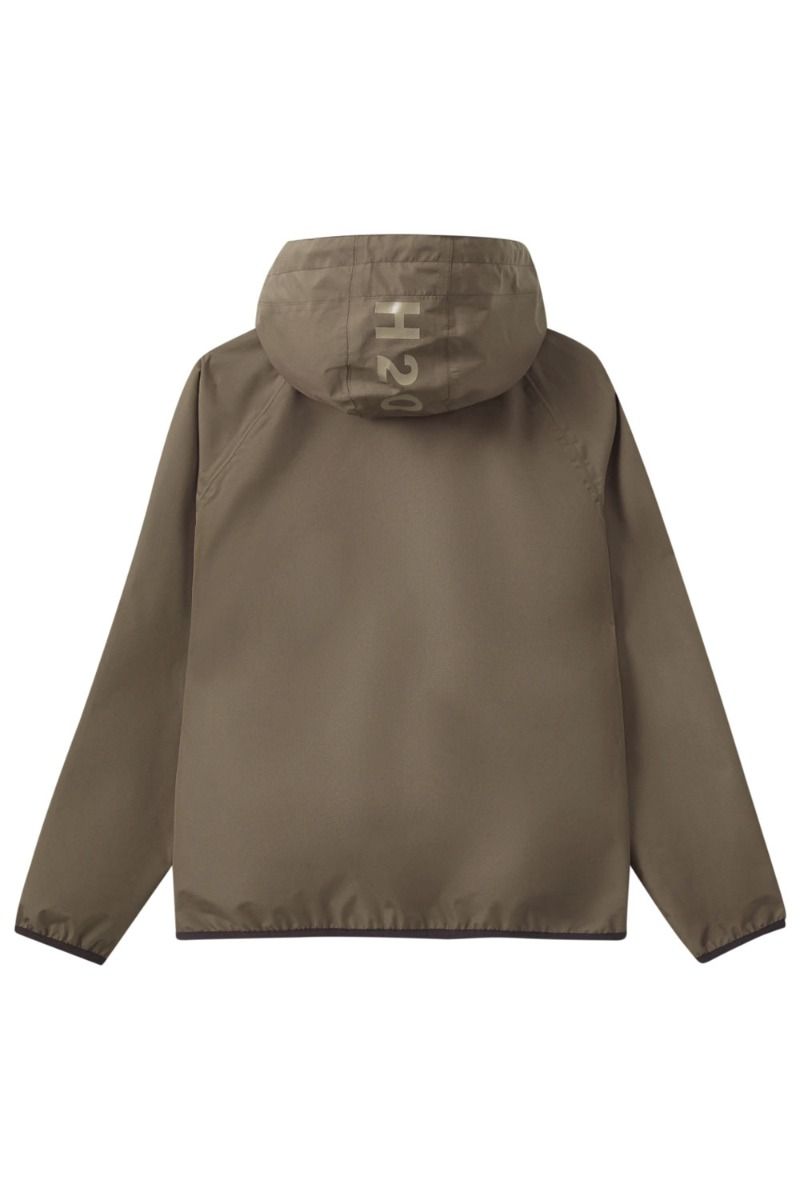 H2O - Regnjakke - Basic Rømø LW Rain Jacket - Packable - Dusty Oak