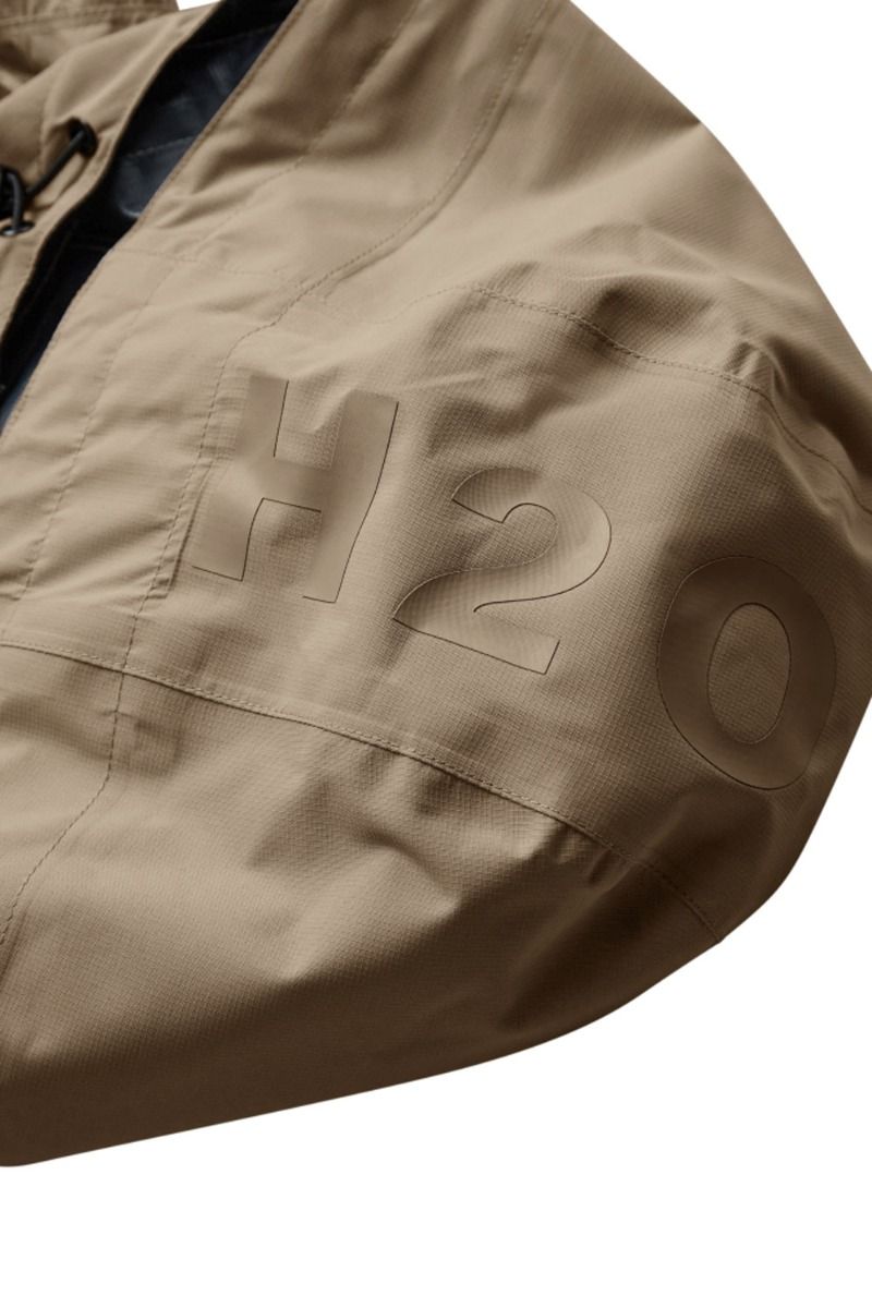 H2O - Regnjakke - Basic Rømø LW Rain Long Jacket 3- Dusty Oak