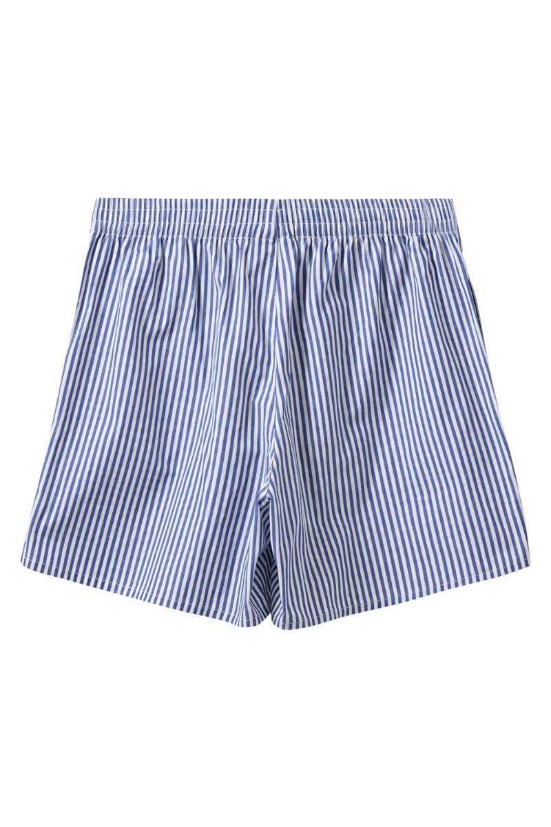 H2O - Shorts - Basic Rønne Pajamas Shorts - Blue/White Stripe