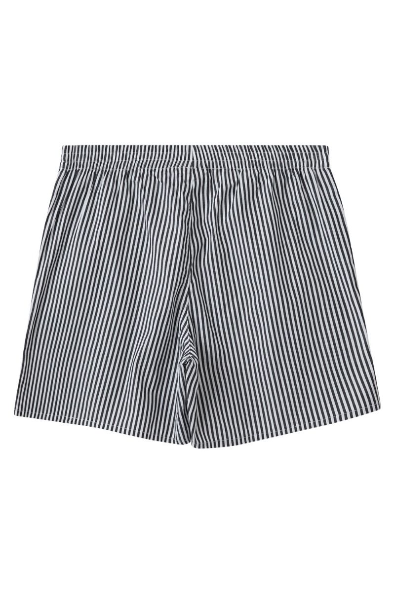 H2O - Shorts - Basic Rønne Pajamas Shorts - Black/White Striped