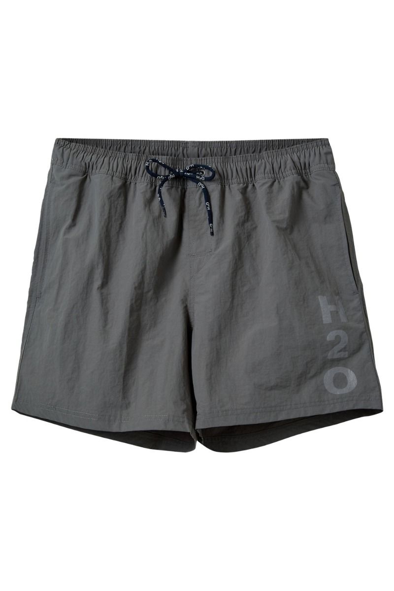 H2O - Shorts - Leisure Logo Swim Shorts - Dark Grey
