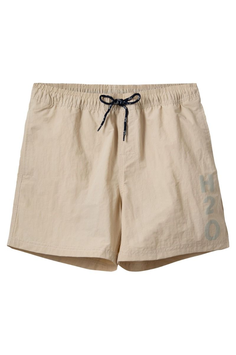 H2O - Shorts - Leisure Logo Swim Shorts - Beige