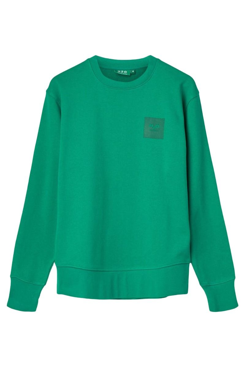 H2O - Sweat - Basic Lyø Organic Sweat O'neck - Grass Green