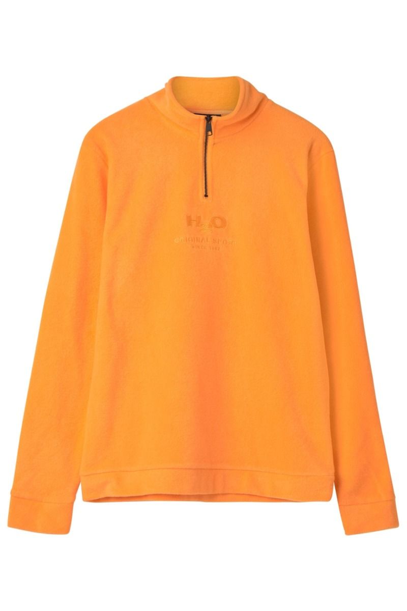 H2O - Sweat - Blåvand II Fleece Half Zip - Blazing Orange