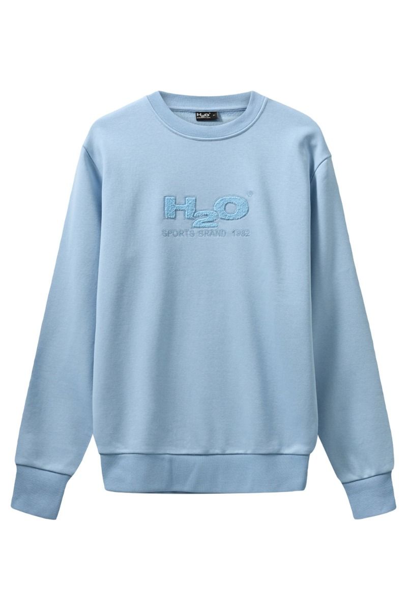 H2O - Sweatshirt - Logo Sweat O'neck - Baby Blue