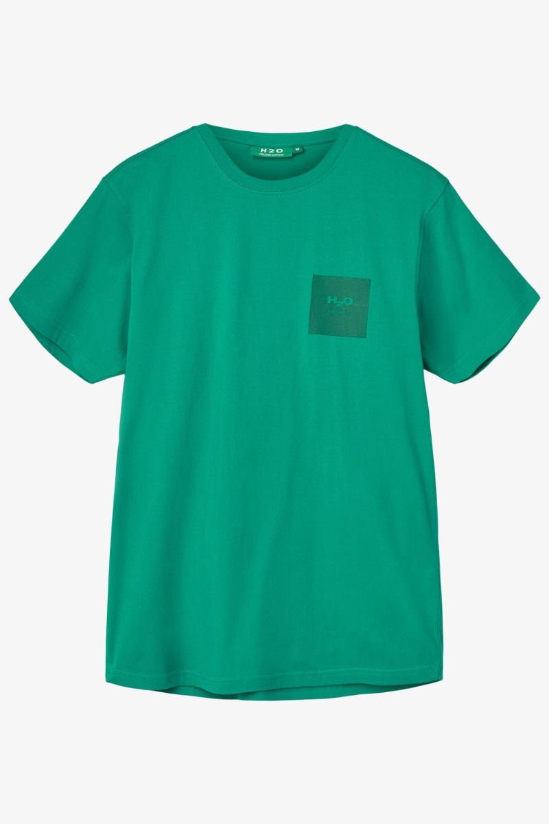 H2O - T-shirt - Basic Lyø Organic Tee - Grass Green