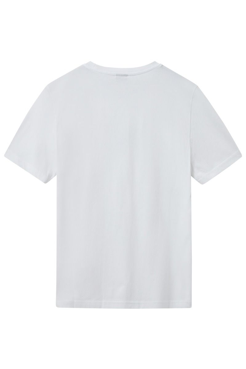 H2O - T-shirt - Logo Tee - White/Army