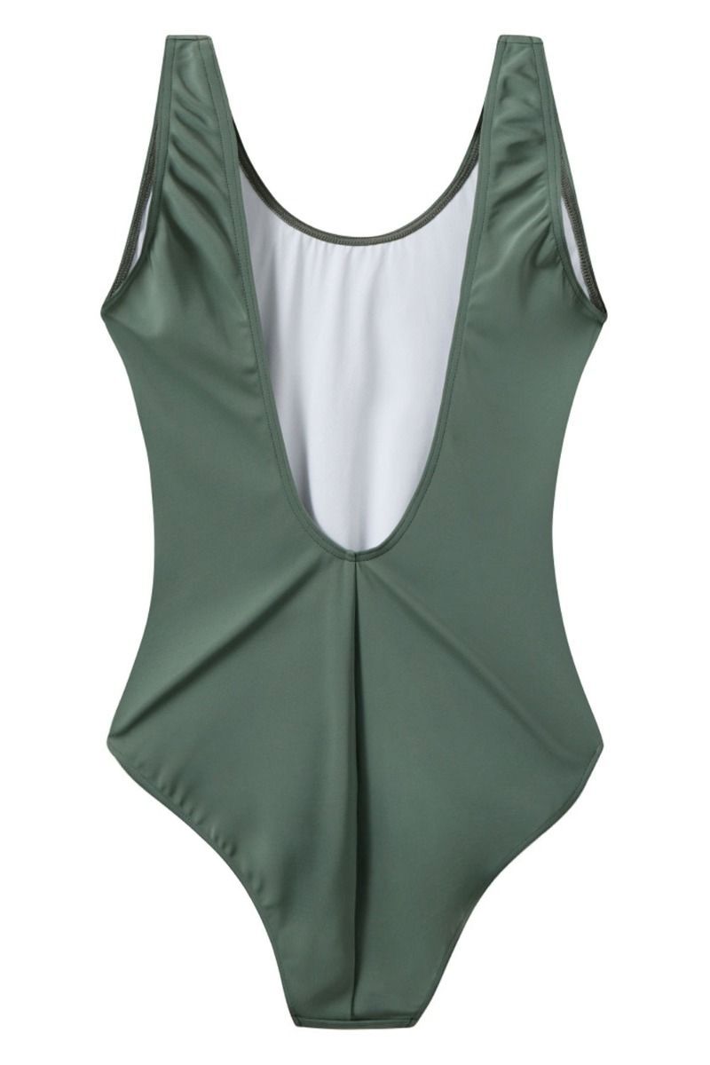 H2O - Badedragt - Tornø Logo Swim Suit - Army 
