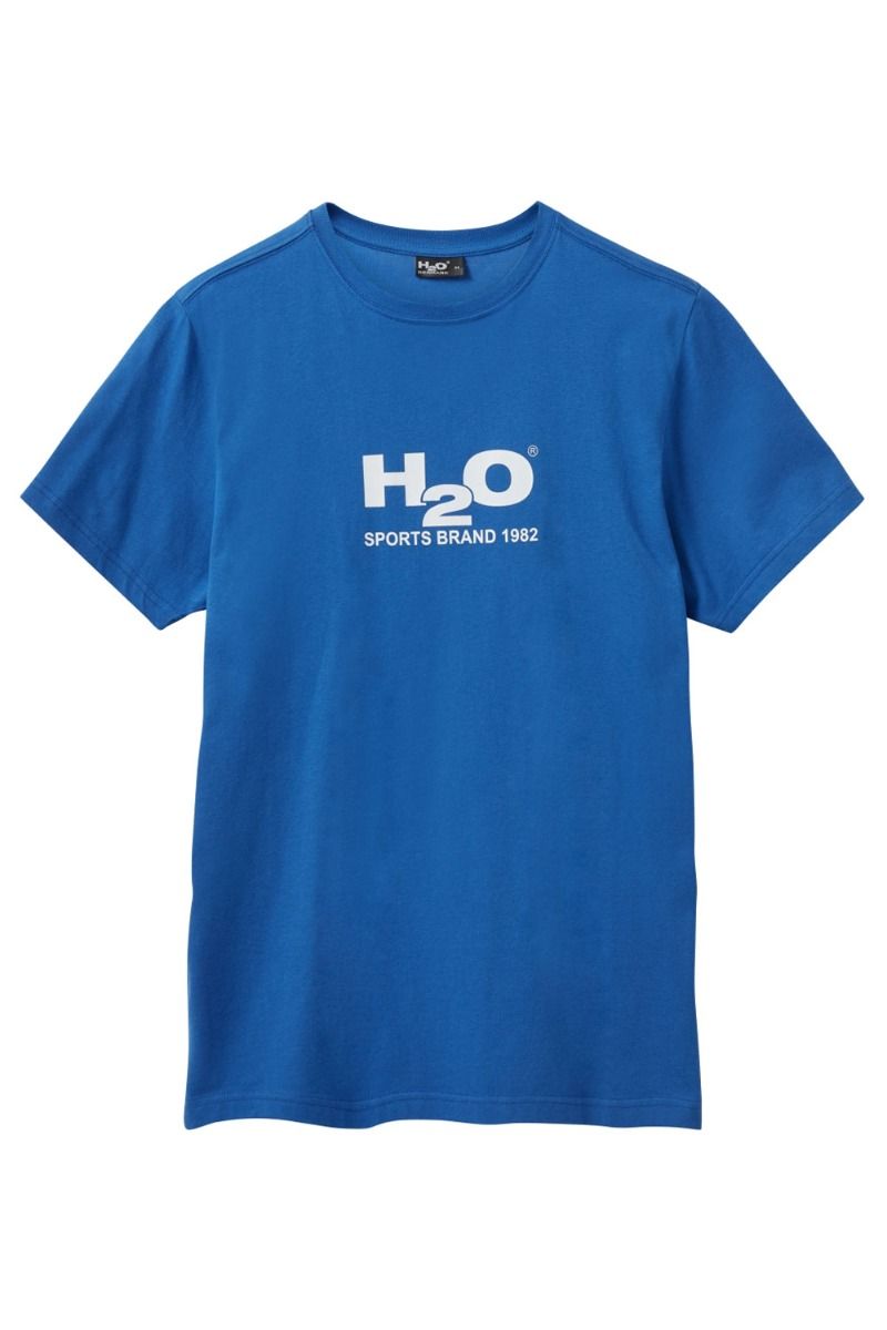 H2O - T-shirts - Logo Tee - Blue/White