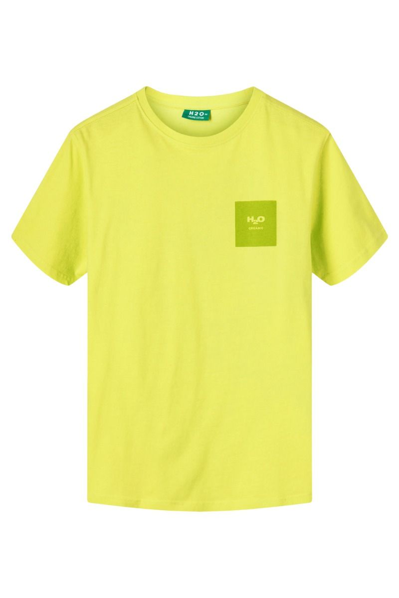 H2O - T-shirt - Lyø Organic Tee - Safety Yellow