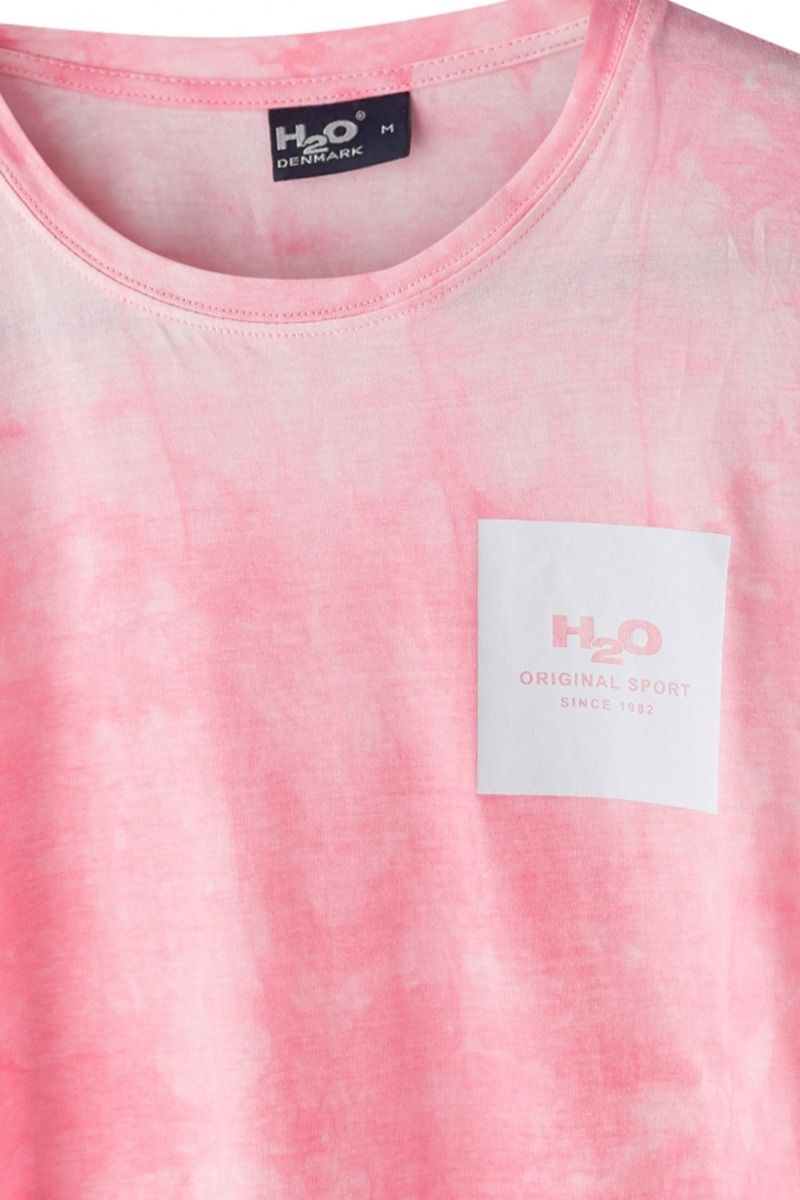 H2O - T-Shirt - Ribe Tie Dye Tee - Sachet Pink
