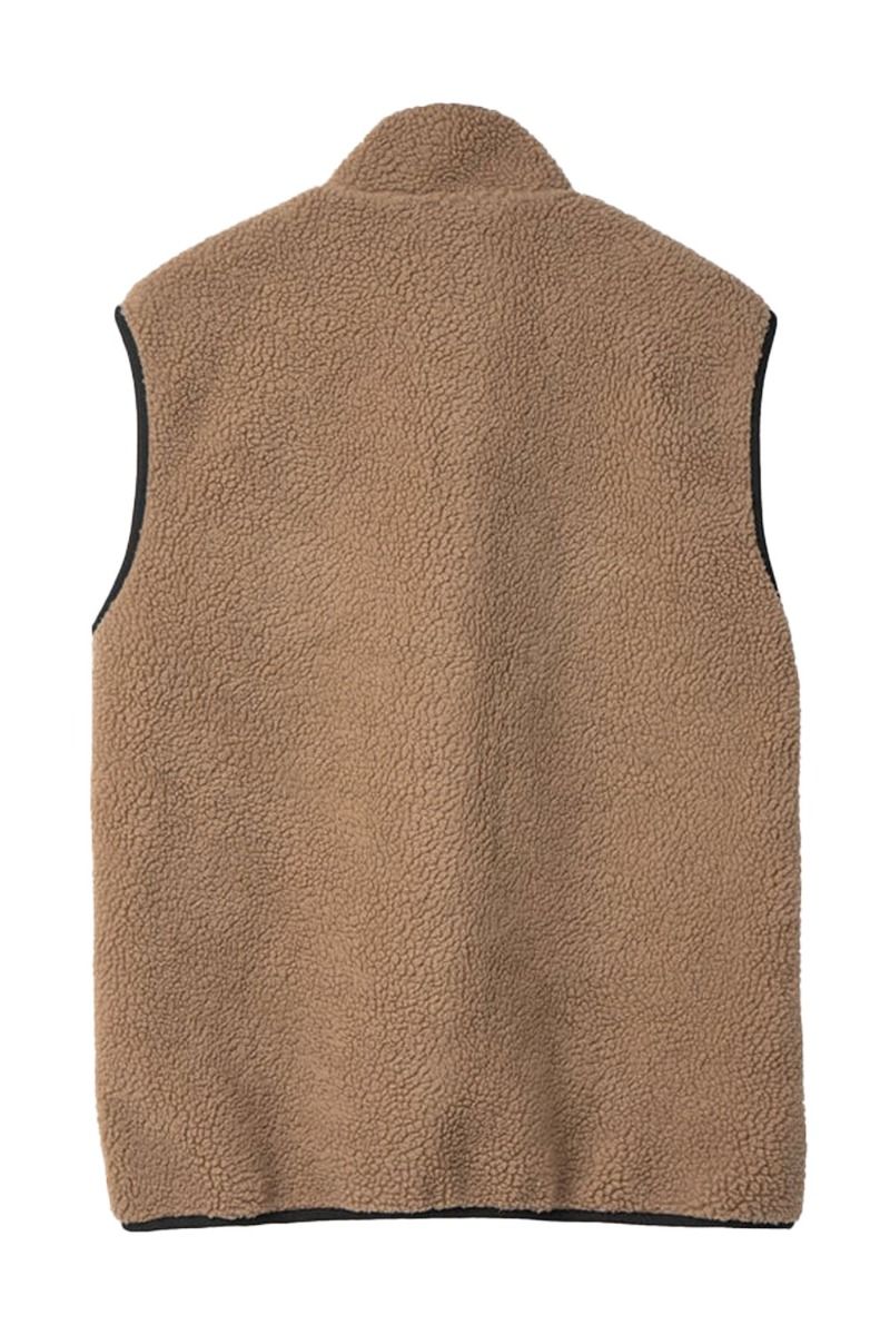 H2O - Vest - Basic Langli Pile Waist Coat - Oak