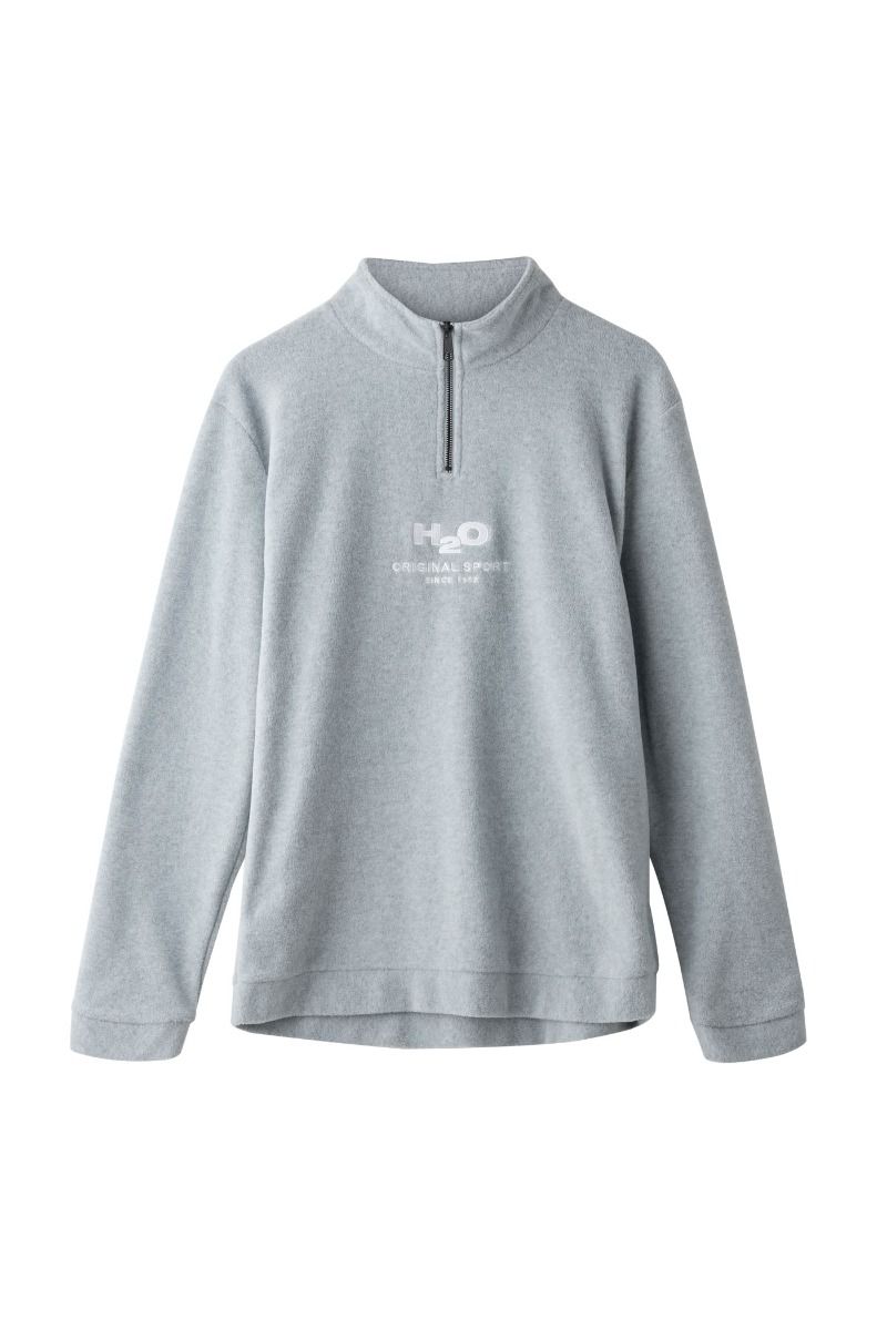 H2O - Sweat - Select Blåvand Fleece Half Zip - Lt. Grey Mel