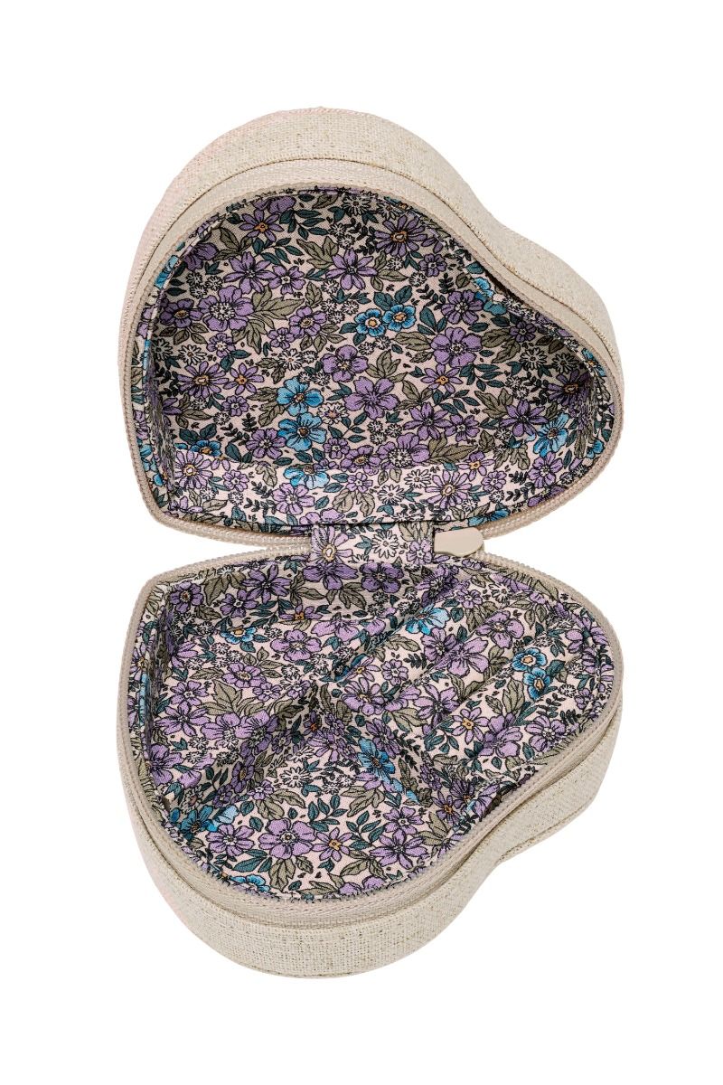 Maanesten - Smykkeskrin - Heart Jewelry Box - Sand