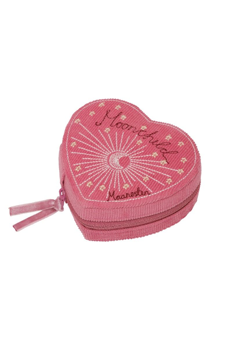 Maanesten - Smykkeskrin - Heart Jewelry Box - Pink