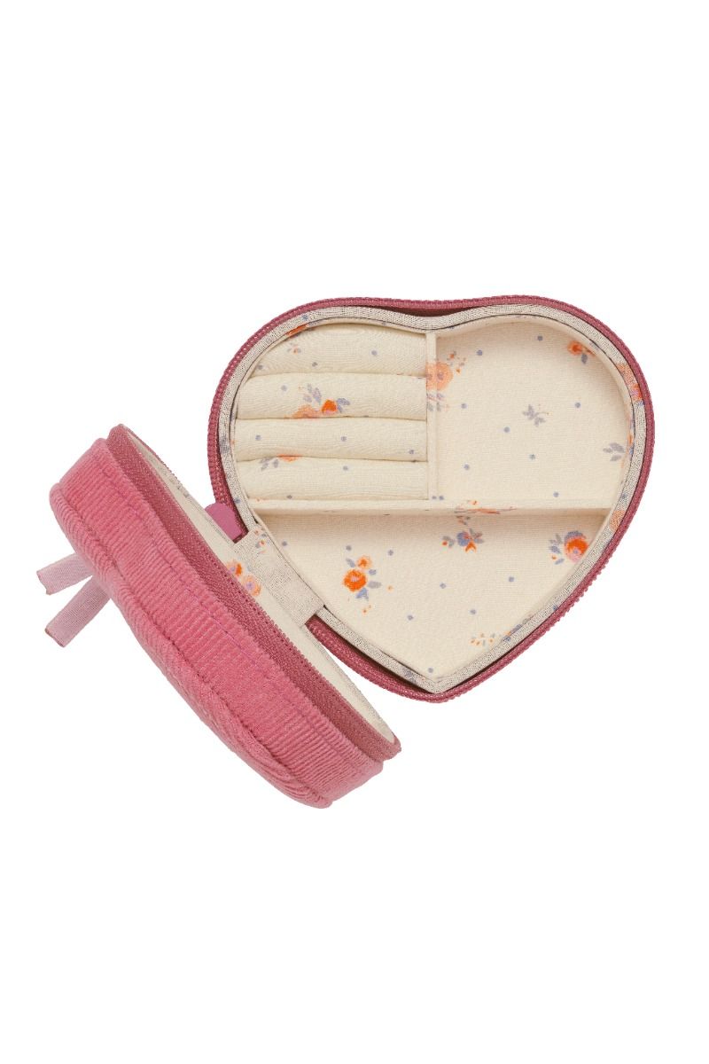 Maanesten - Smykkeskrin - Heart Jewelry Box - Pink