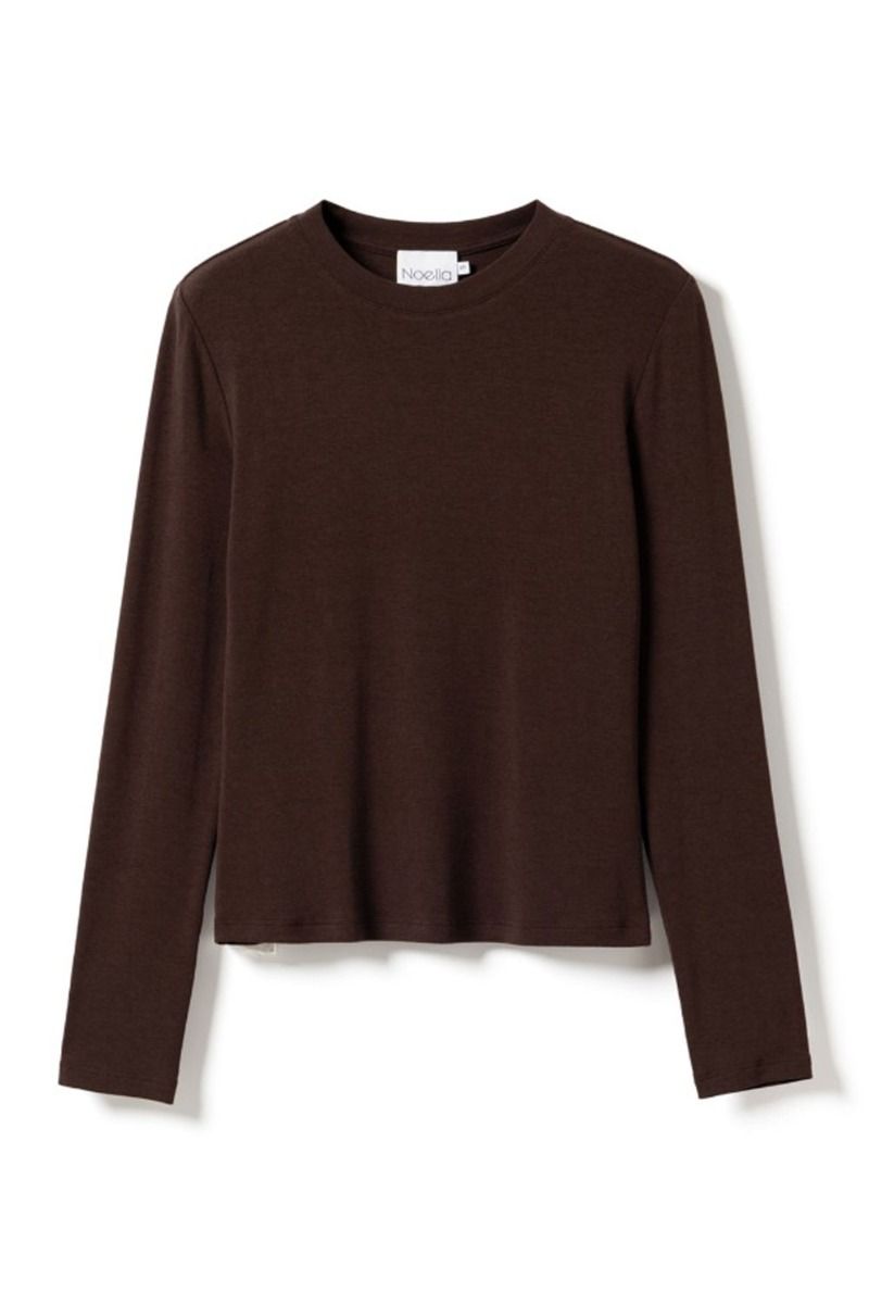Noella - Bluse - Lidie LS Top - Chocolate