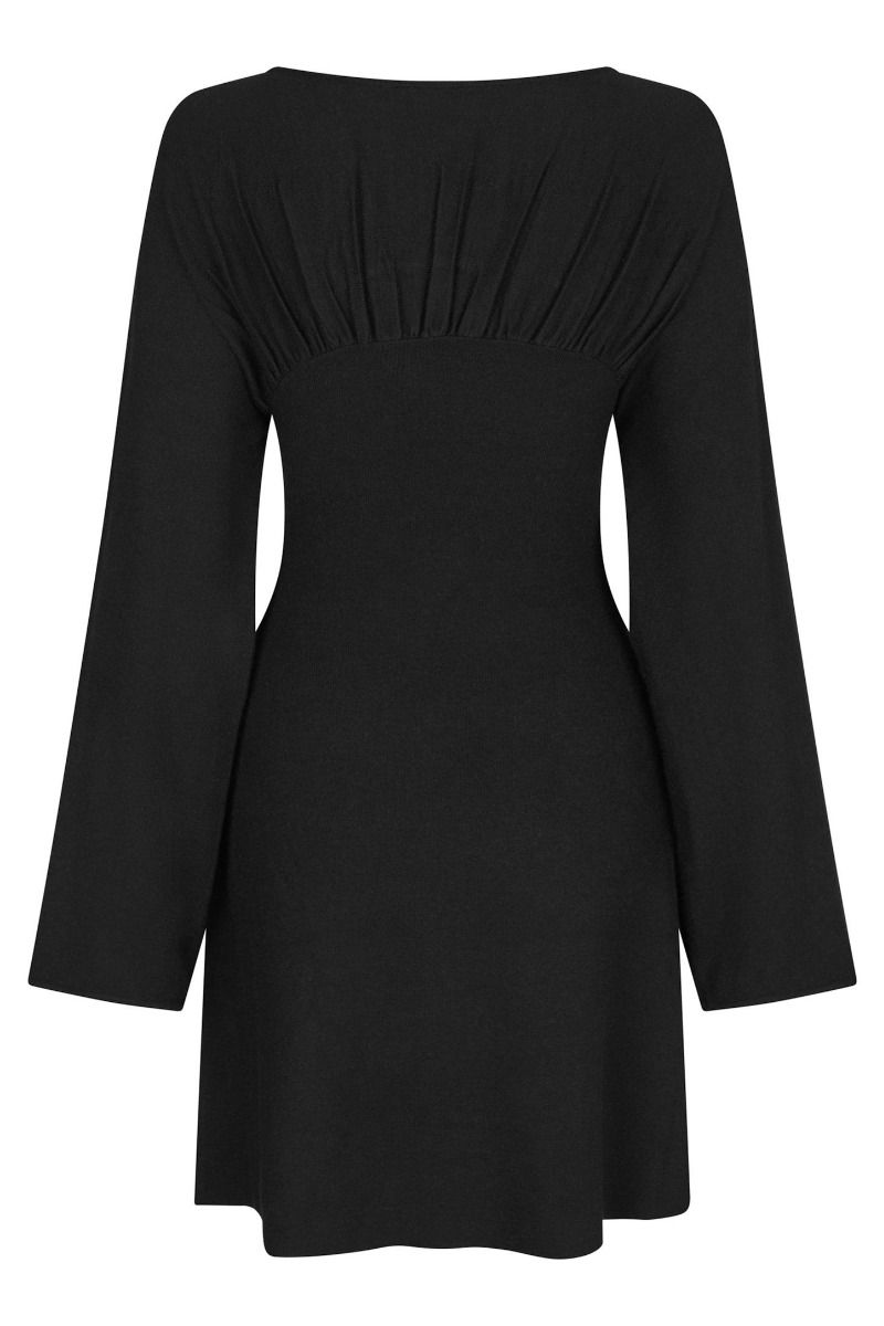 Neo Noir - Kjole - Holla Knit Dress - Black
