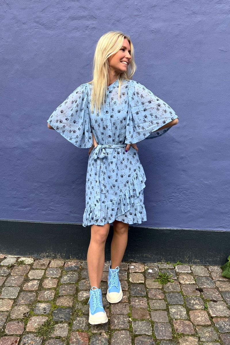Bruuns Bazaar - Kjole - Jacinta Costa Dress - Blue Print