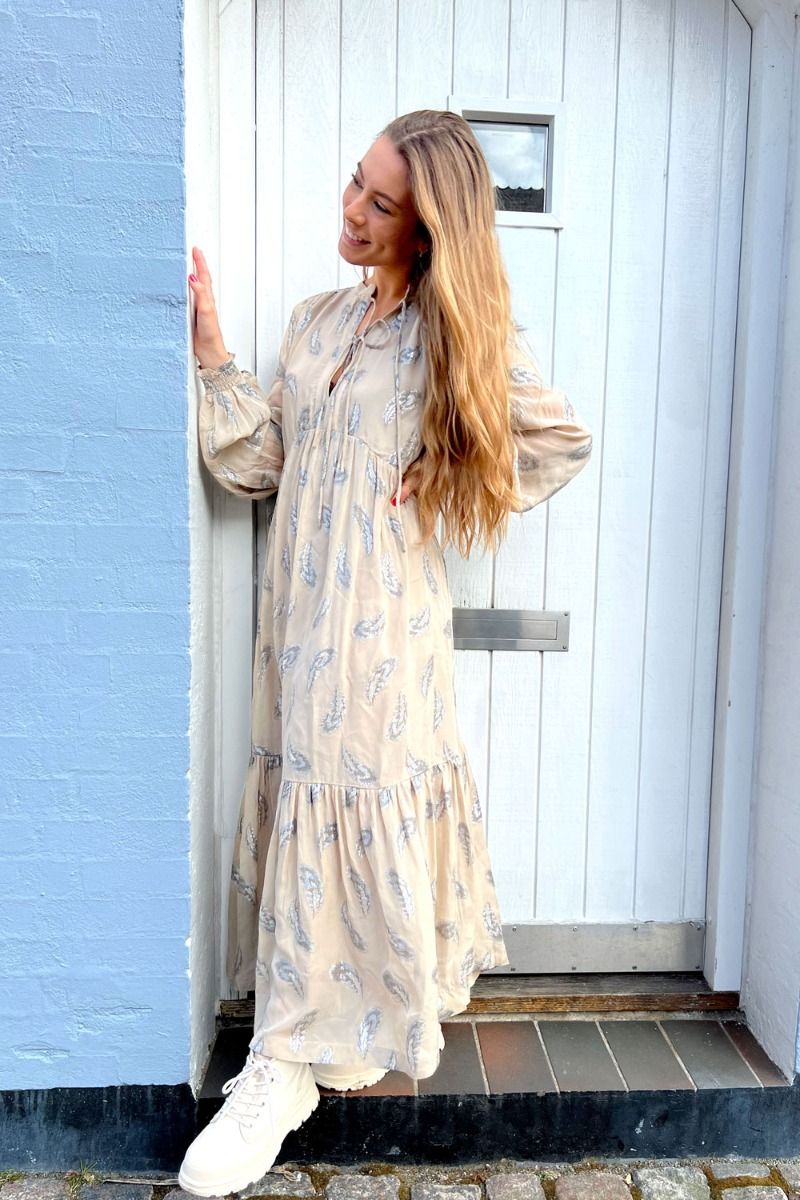 Bruuns Bazaar - Kjole - Diantha Wyatt Dress - White Pepper