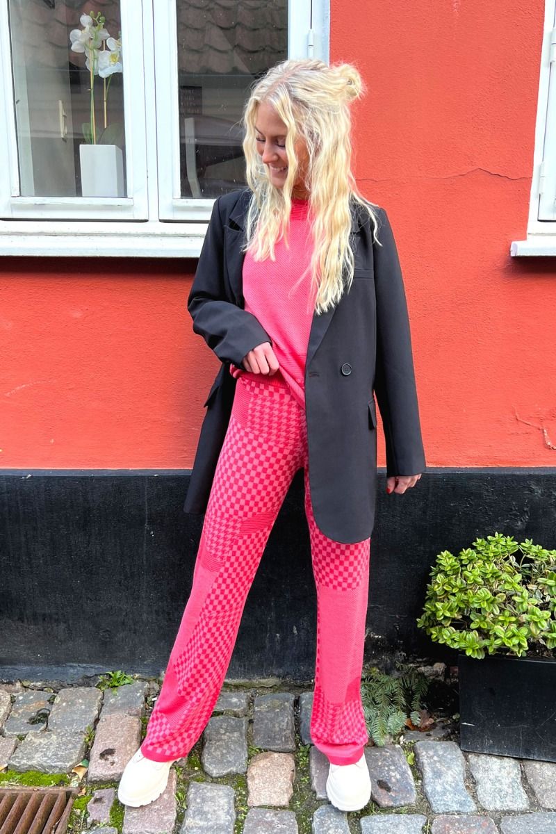 MbyM - Bukser - M-Shiftto - Patchwork Strawberry Mix