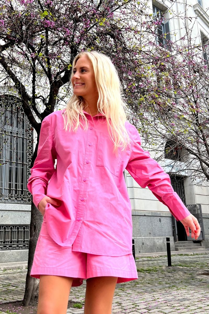 Neo Noir - Skjorte - Paris Poplin Shirt - Pink